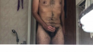 Hairy Man Masturbate & Showing Hairy Body