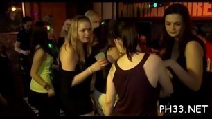 Bitches discovered small dick to suck in club and playing with like a toy