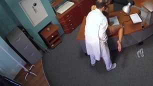 Fakehospital Horny Sexy Blonde Patient Raises the Temperature in the Recept