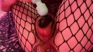 Chastity cum from vibrator
