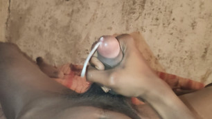 Hot Indian Boy Hardcore Shaking Her Big Cock cum shot With Hindi Dirty Talking