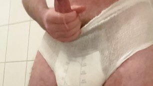 Diaper boy with big cock